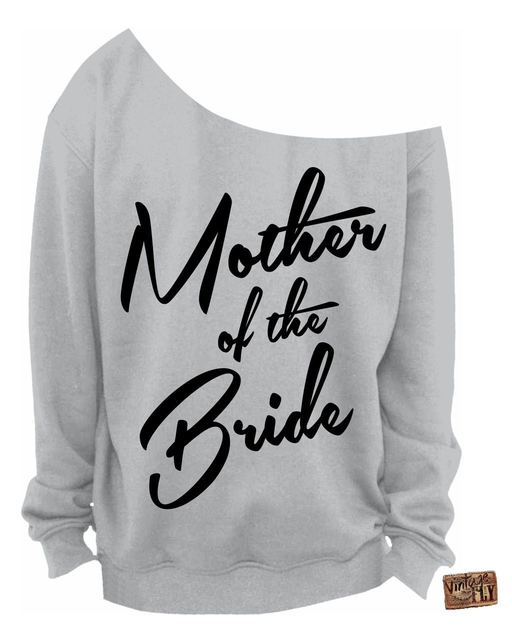 Mutter Der Braut - Off The Shoulder Slouchy Sweatshirt Verlobungsgeschenk Brautdusche Hochzeitsgeschenk S, M, Lg, Xl, Xxl, Xxxl von Vintageflyclothingco