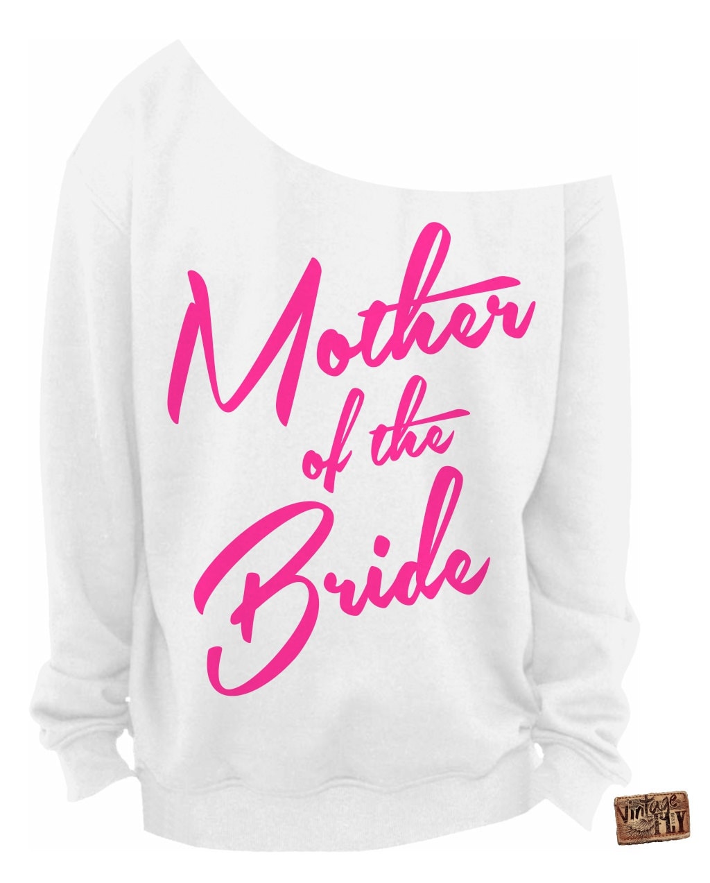 Mutter Der Bride Shirt - Hochzeitsgeschenk Brautdusche Verlobung Slouchy Sweatshirt Off The Shoulder Shirt S, M, Lg, Xl, Xxl, Xxxl von Vintageflyclothingco