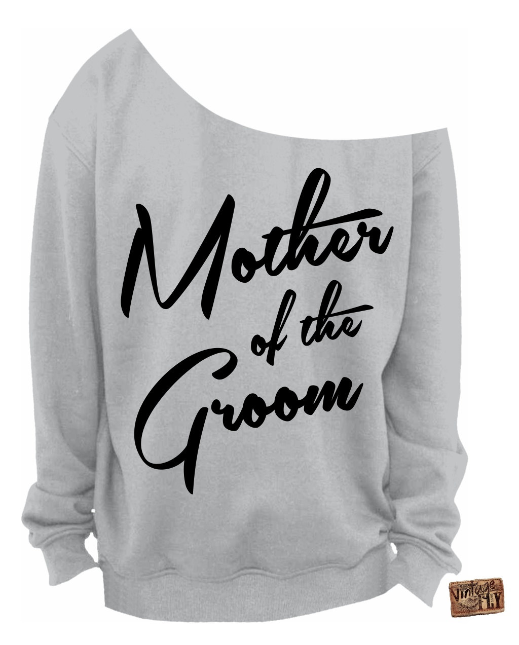 Mutter Des Bräutigams - Off The Shoulder Slouchy Sweatshirt Verlobungsgeschenk Hochzeitsgeschenk S, M, Lg, Xl, Xxl, Xxxl von Vintageflyclothingco