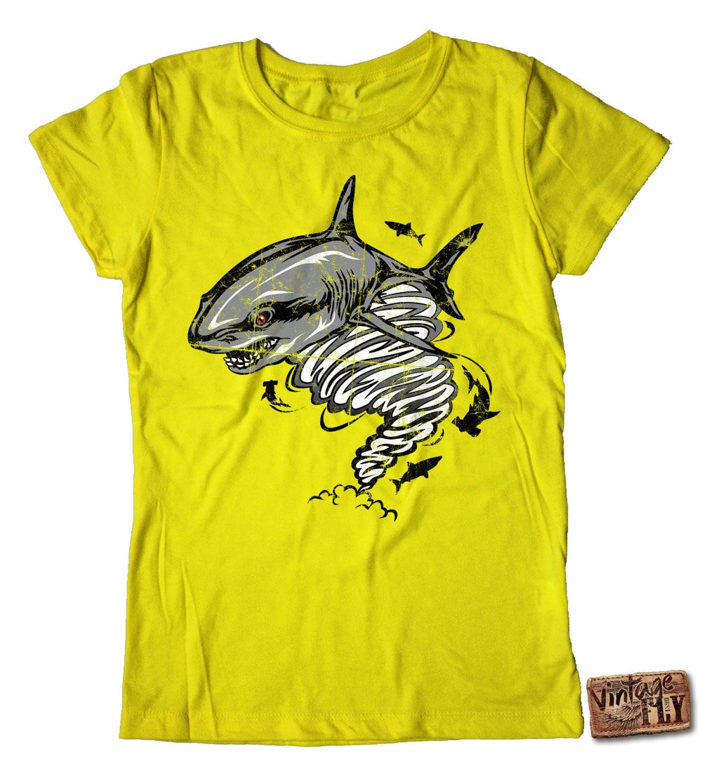 Sharknado Jugend Tshirt S-xl von Vintageflyclothingco