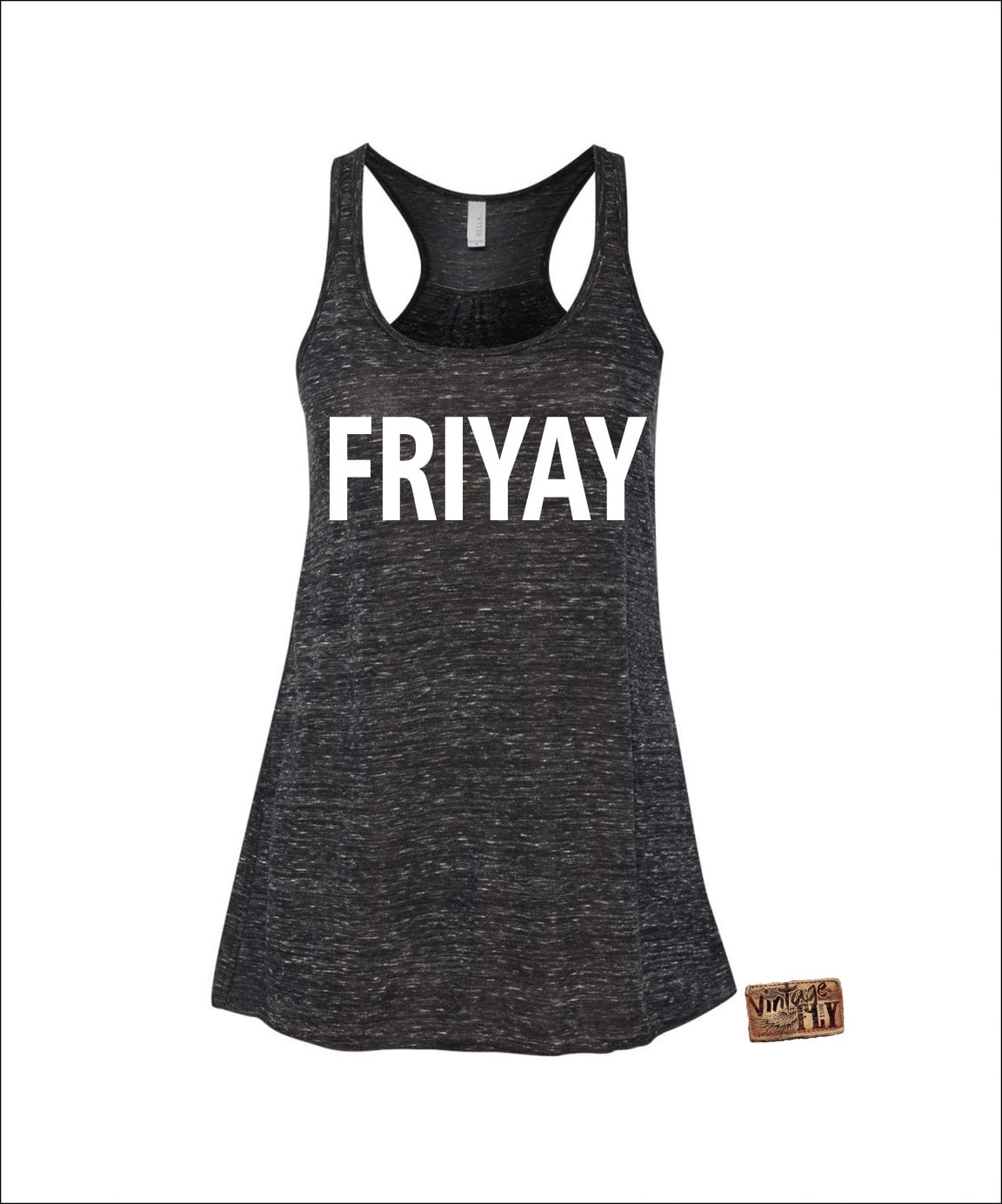 Tank Top - Friday Friyay Damen Flowy Racerback Tank Top Lustige Shirts Beach Shirt 4. Juli Party Sonne Fun S Xxl von Vintageflyclothingco