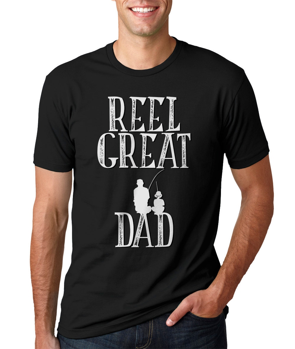 Vaters Day Shirt - Reel Great Dad Vater Und Sohn Angeln Shirt Für Papa Herren T-Shirt- Small, Med, Large, Xlarge, Xxl, Xxxl von Vintageflyclothingco