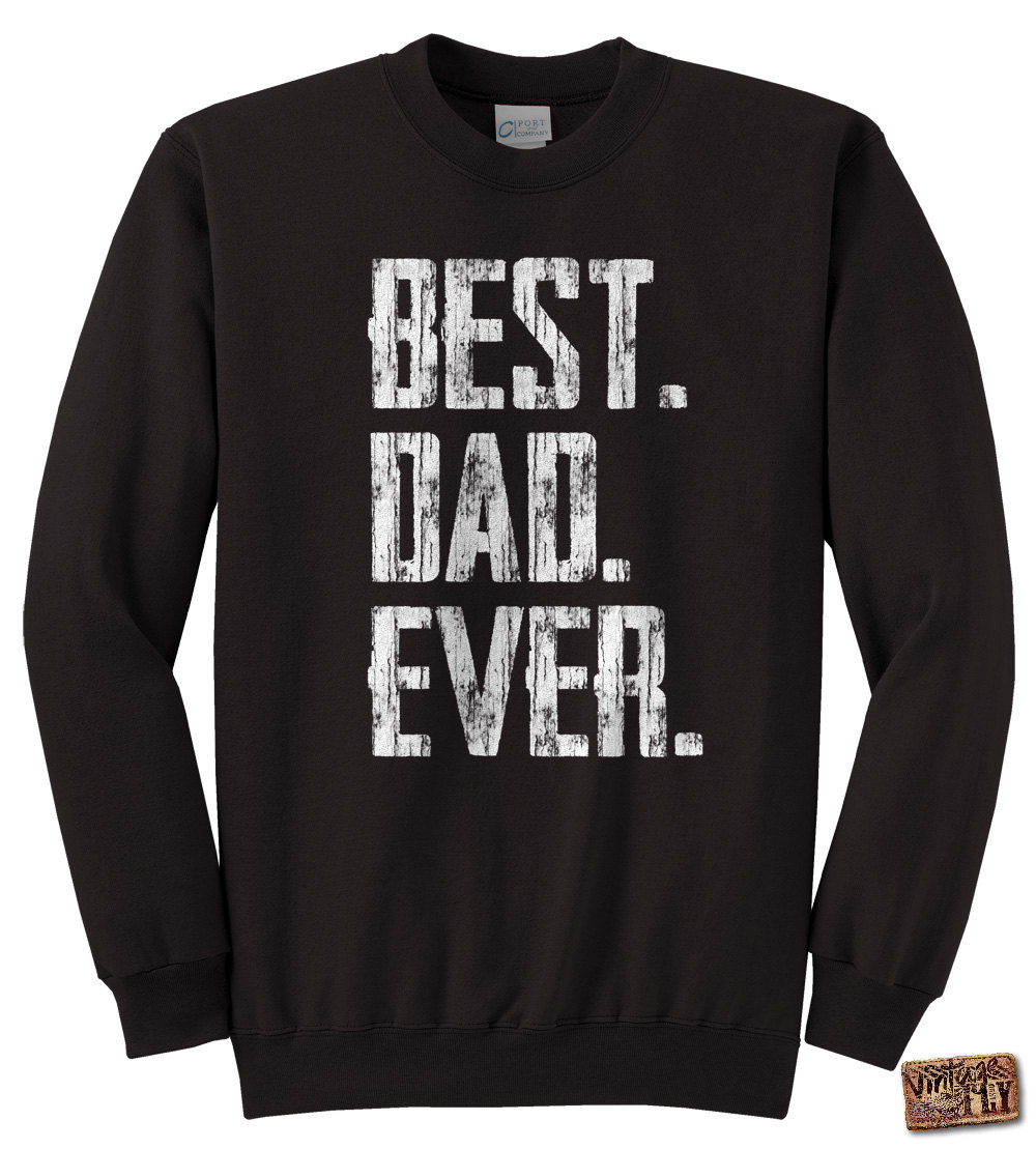 Vatertagsgeschenk - Bester Papa Aller Zeiten Sweatshirt Shirt Vatertagsshirt Schwarz, Wald, Royal, Und Marine S 3x von Vintageflyclothingco
