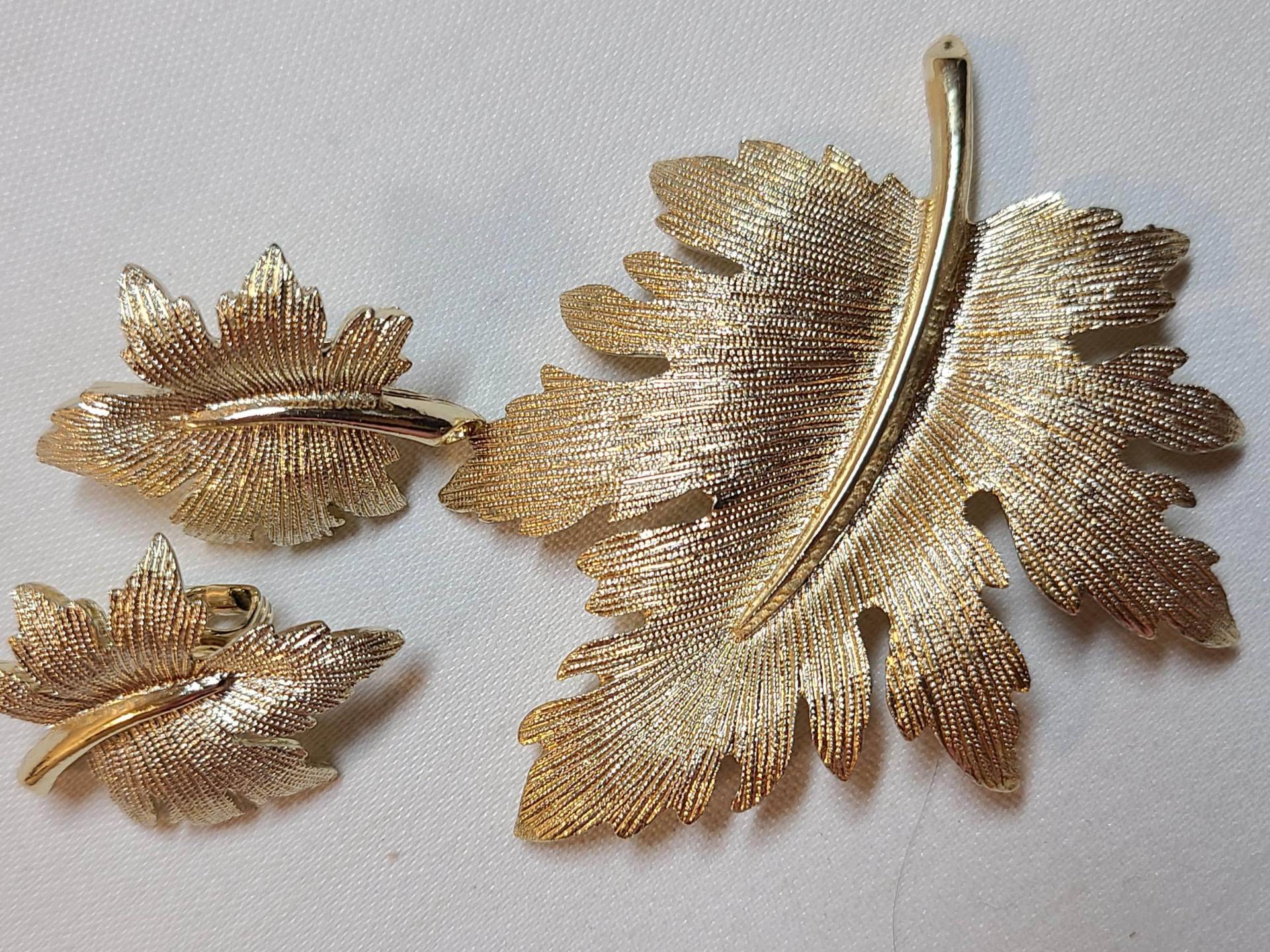 Vintage Emmons Brosche Und Ohrclips von Vintageisnow