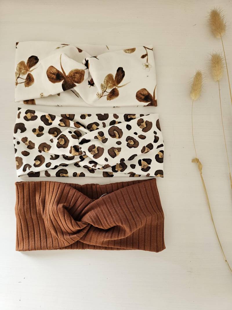 Vintageliebe® Handgenähtes Stirnband Aus Bio-Baumwolljersey - Bequem, Stylisch von VintageliebeLaden