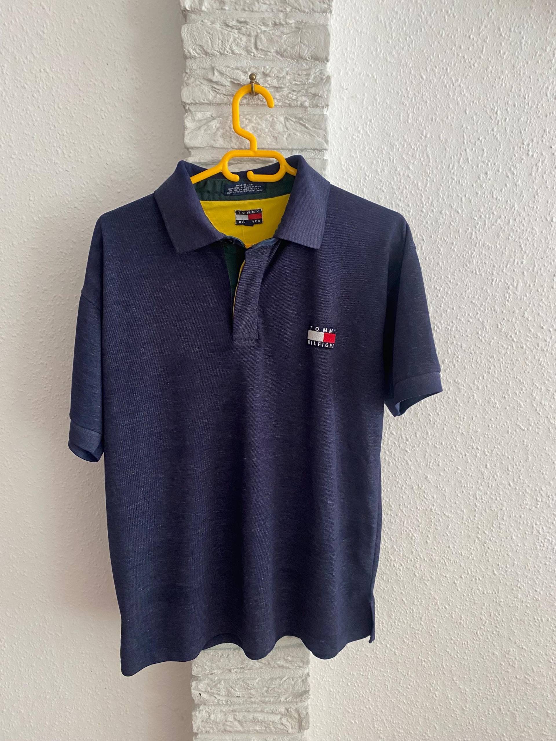 Vintage Tommy Hilfiger Polo Shirt, T-Shirt, Gr. M, Retro von Vintagesammlung