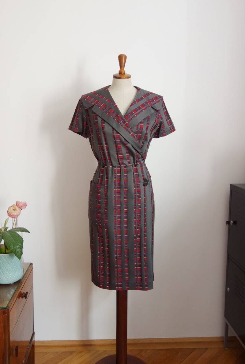 50Er Jahre Kleid Aus Baumwolle von VintageundRosenroth