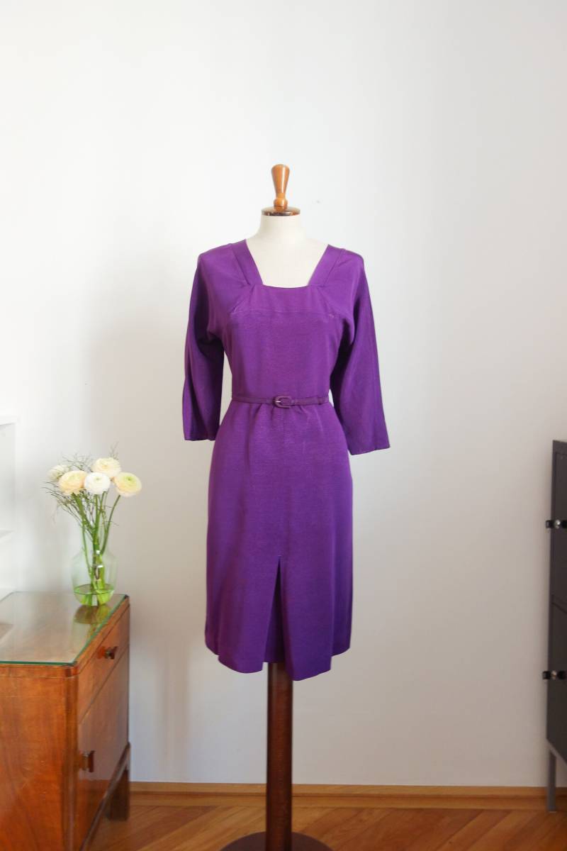 50Er Jahre Kleid Aus Rips von VintageundRosenroth