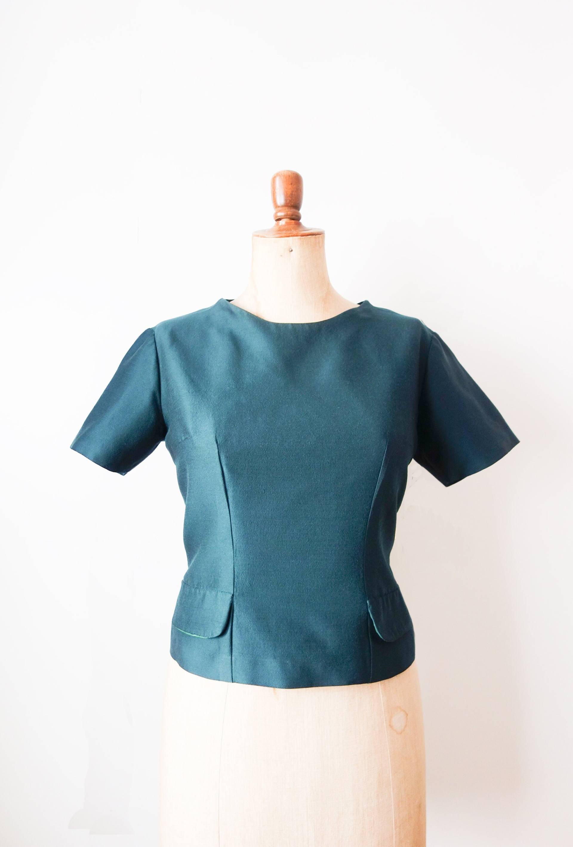 50Er Jahre Oberteil in Grün, True Vintage von VintageundRosenroth