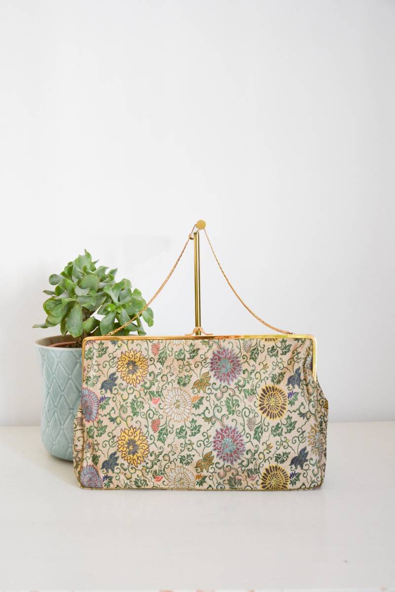 Geblümte Stofftasche von VintageundRosenroth