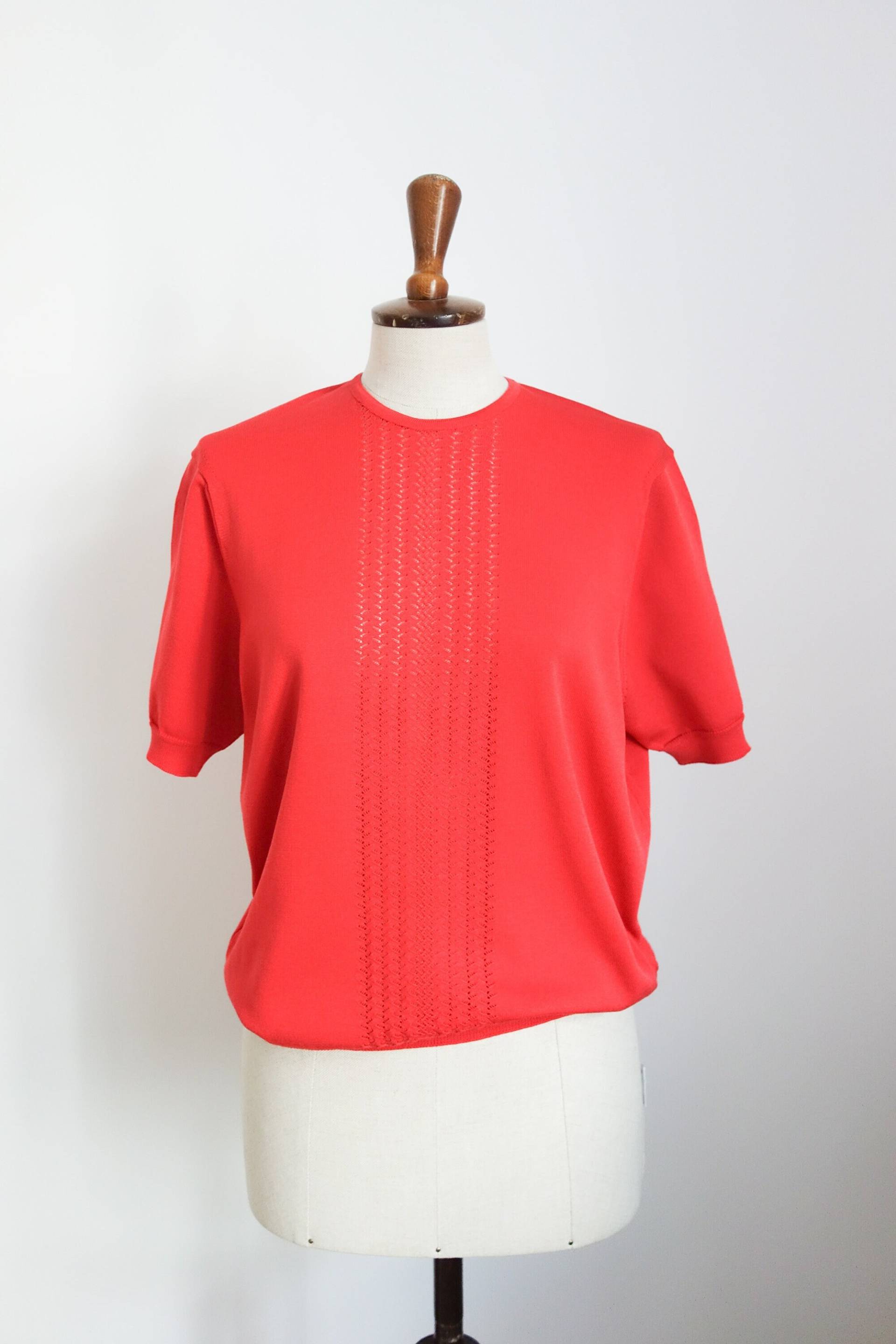 Roter Pullover, 60Er Jahre von VintageundRosenroth