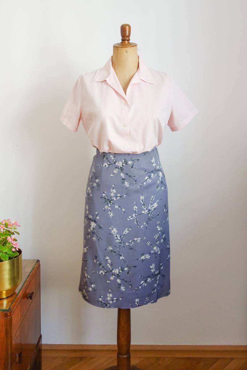 Schmaler 50Er Jahre Rock Aus Rips von VintageundRosenroth