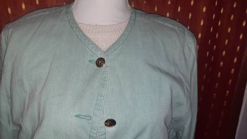 Blazerhellblauaignerml44 von Vintagewunderwelt