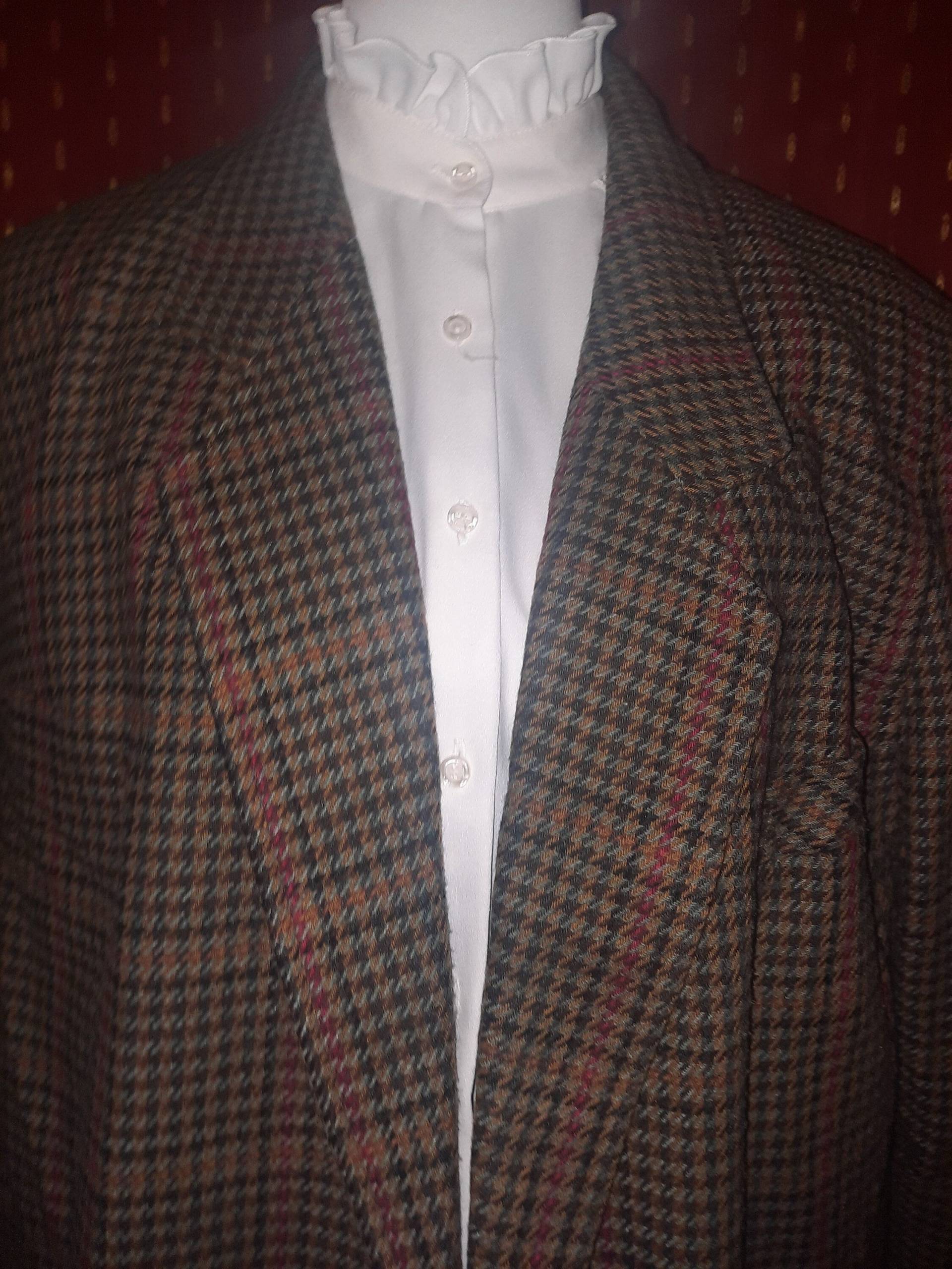 Blazervintagekariertoversized von Vintagewunderwelt