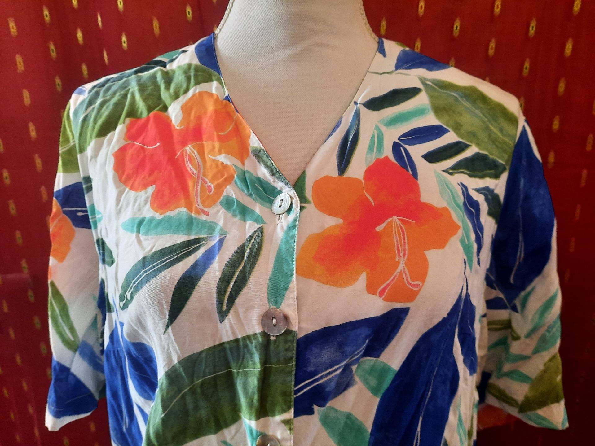 Blusevintagefloral46L Blusevintagefloral46L von Vintagewunderwelt