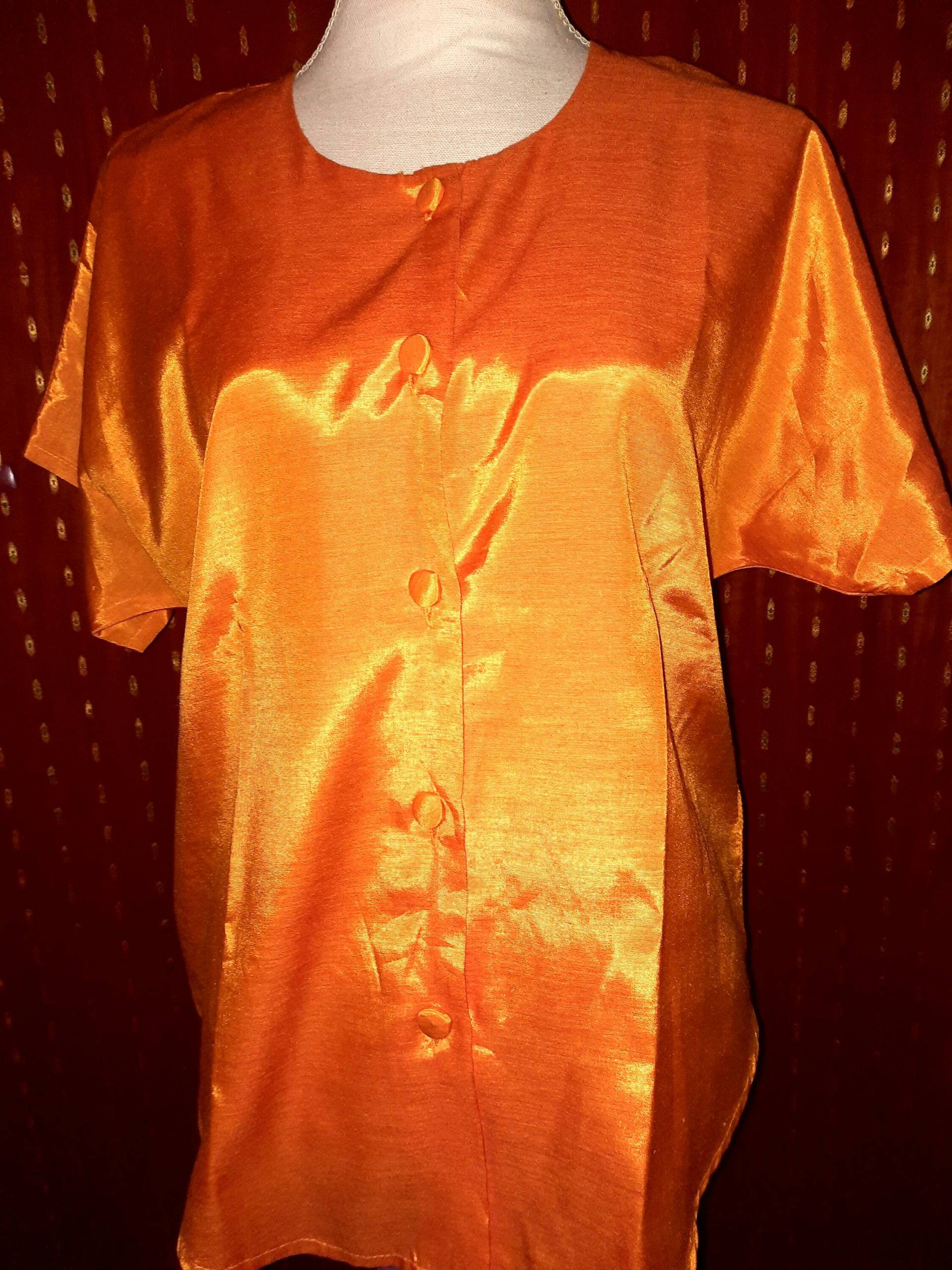Blusevintagegelbml Blusevintagegelbml von Vintagewunderwelt