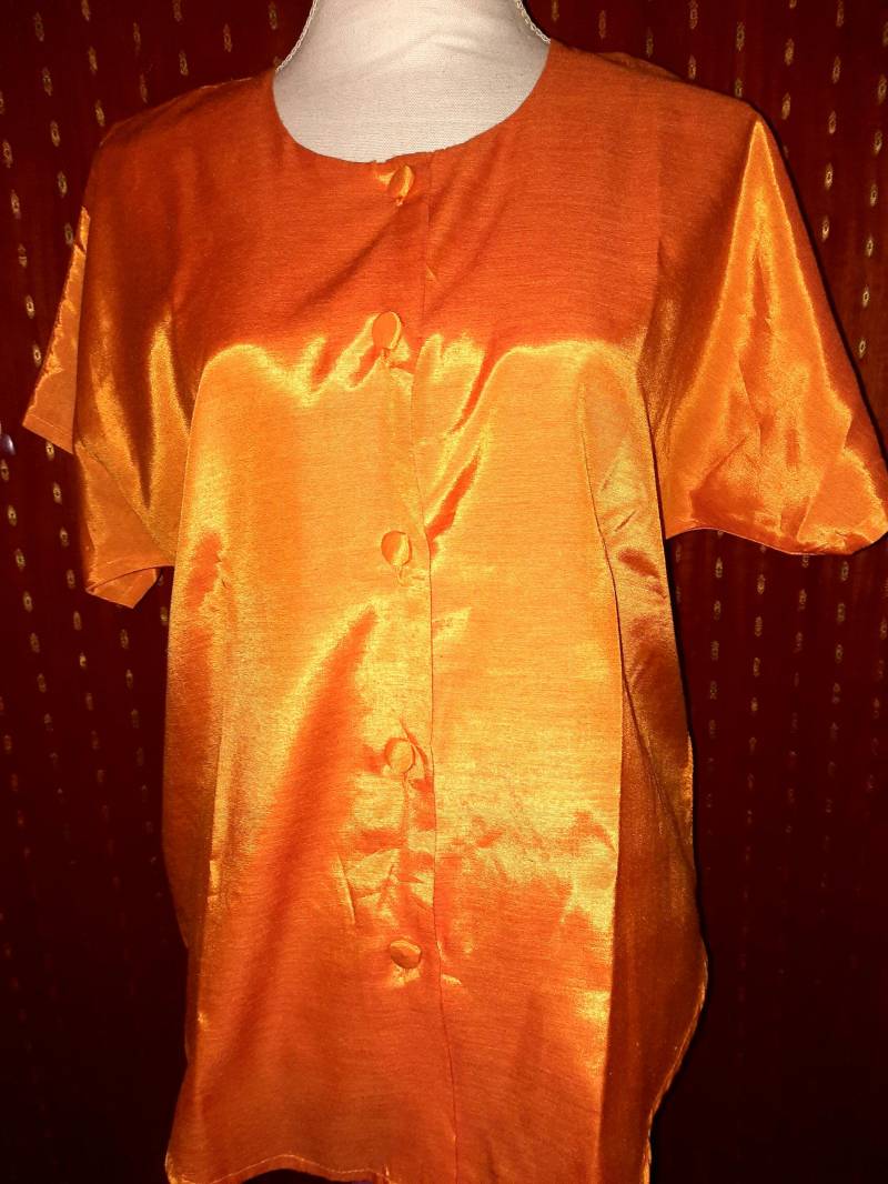 Blusevintagegelbml Blusevintagegelbml von Vintagewunderwelt