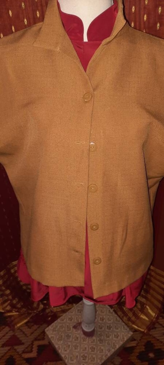 Blusevintagegrüngelbml Blusevintagegrüngelbml von Vintagewunderwelt