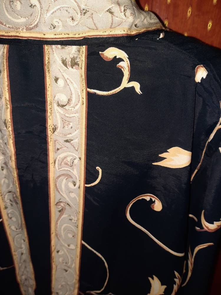 Blusevintagehemdcrazypatternoversizedlxl Blusevintagehemdcrazypatternoversizedlxl von Vintagewunderwelt