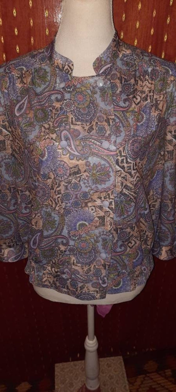 Blusevintagemustermix42Crazypattern von Vintagewunderwelt