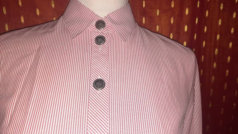 Blusevintagepetressarotweiß36Trachten Blusevintagepetressarotweiß36Trachten von Vintagewunderwelt