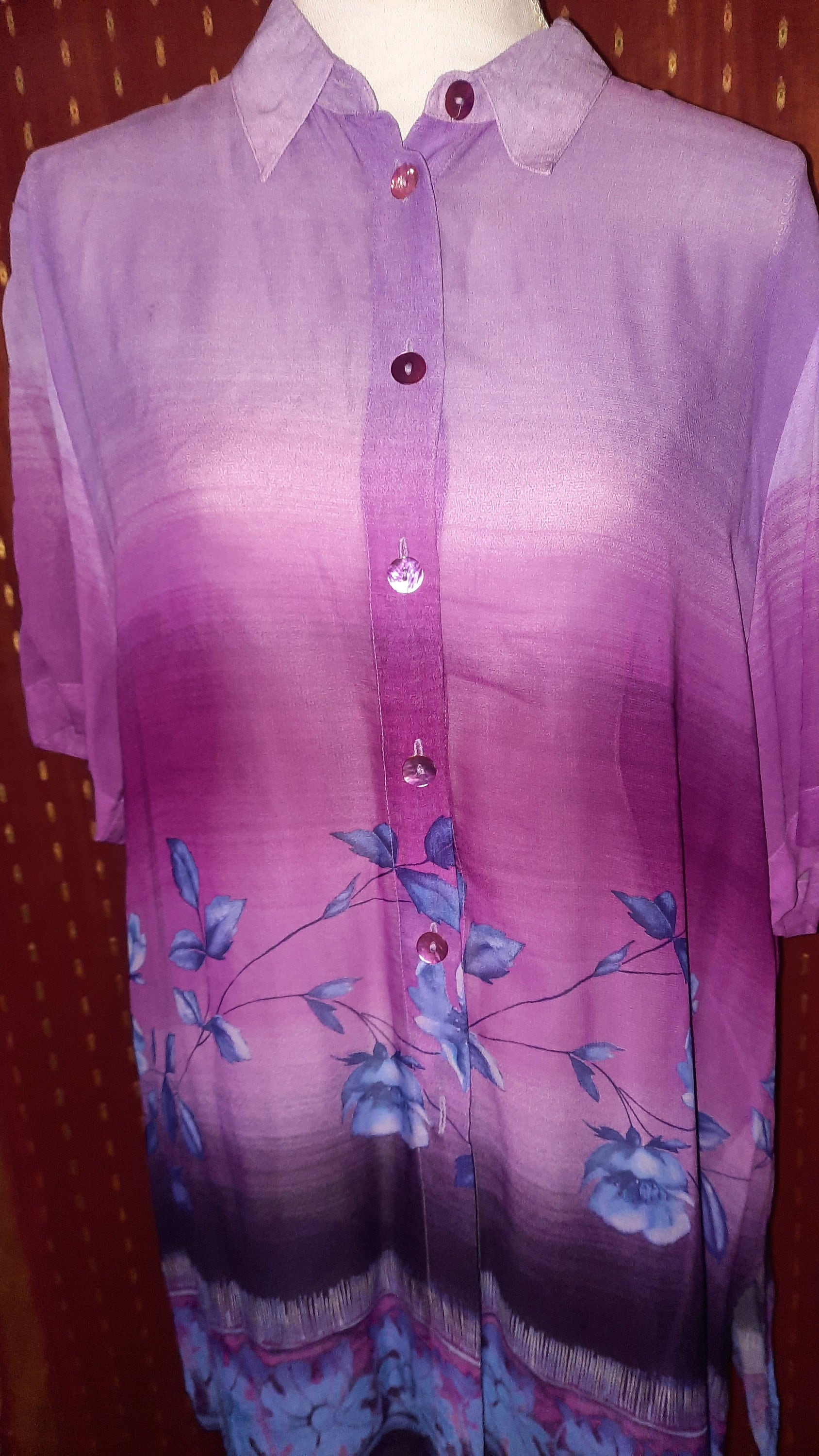 Blusevintagepinkoversizedxl Blusevintagepinkoversizedxl von Vintagewunderwelt