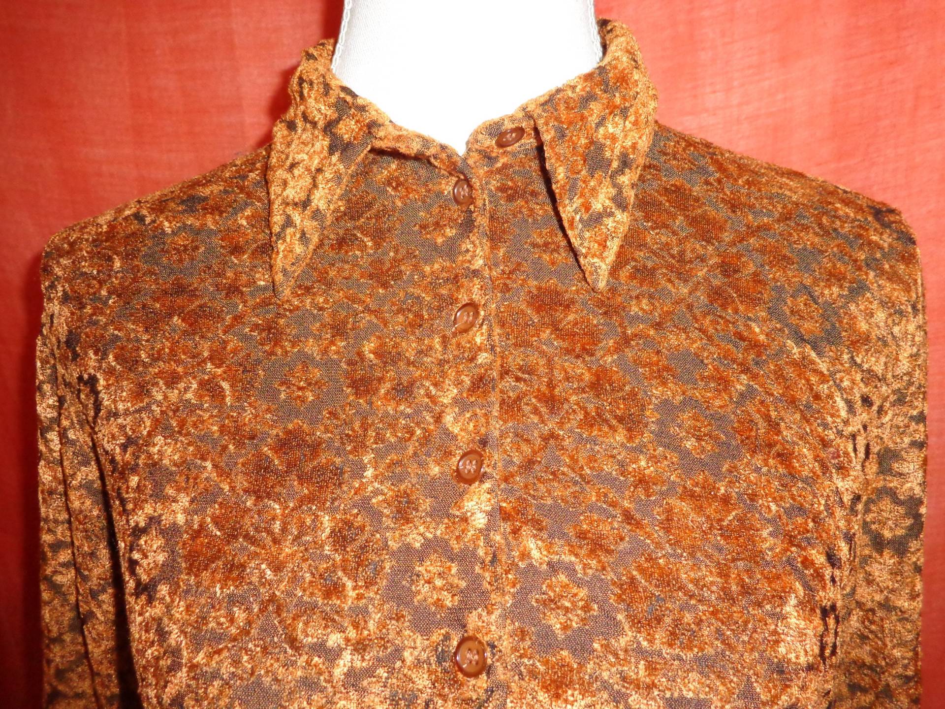 Blusevintagerostkunstfasers Blusevintagerostkunstfasers von Vintagewunderwelt