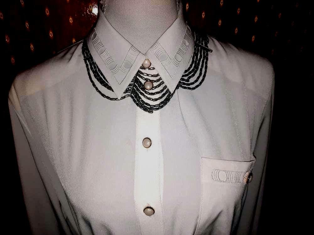 Blusevintageweißlromantik Blusevintageweißlromantik von Vintagewunderwelt