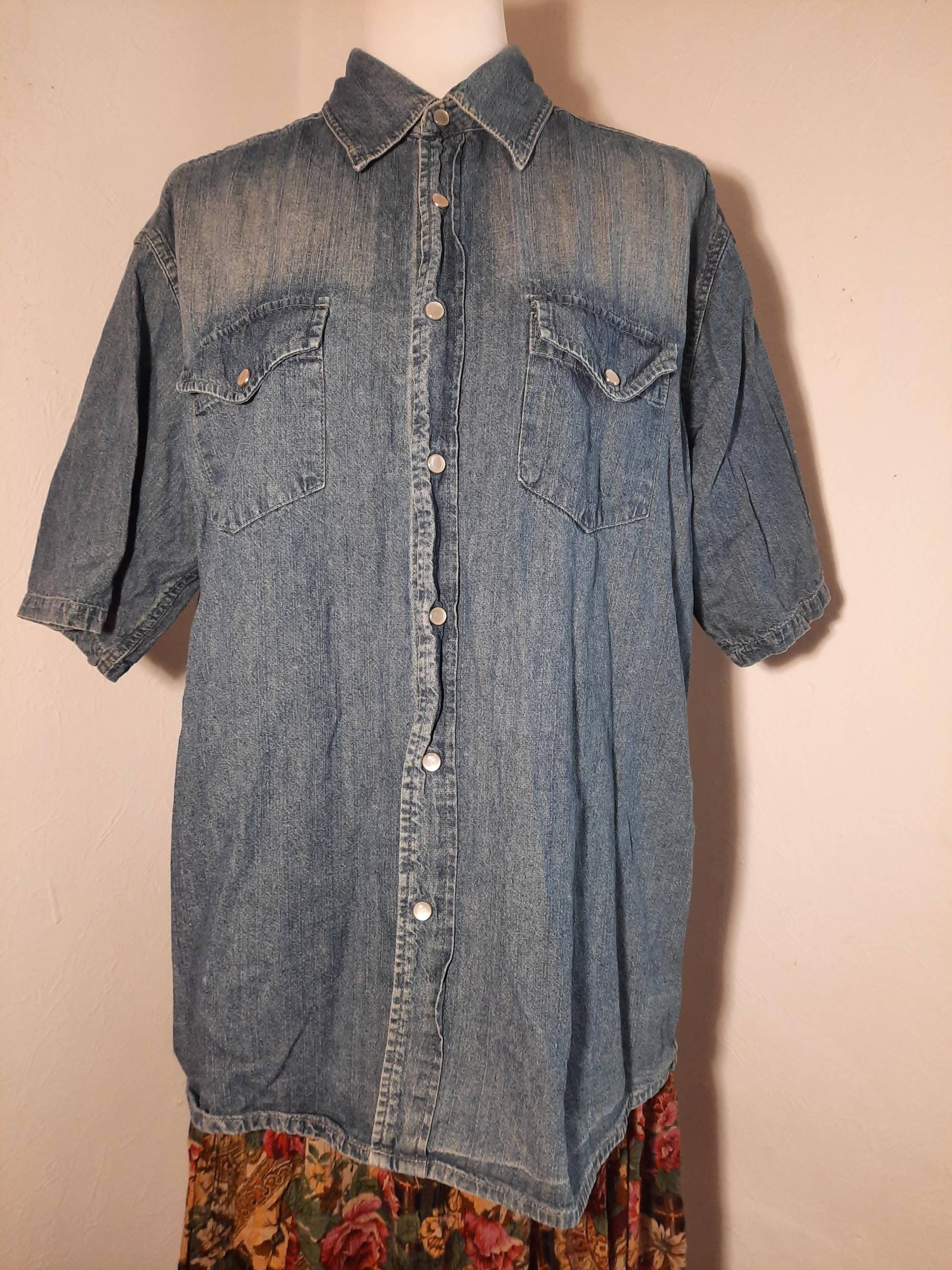 Hemdvintagejeanshemdl4142 von Vintagewunderwelt