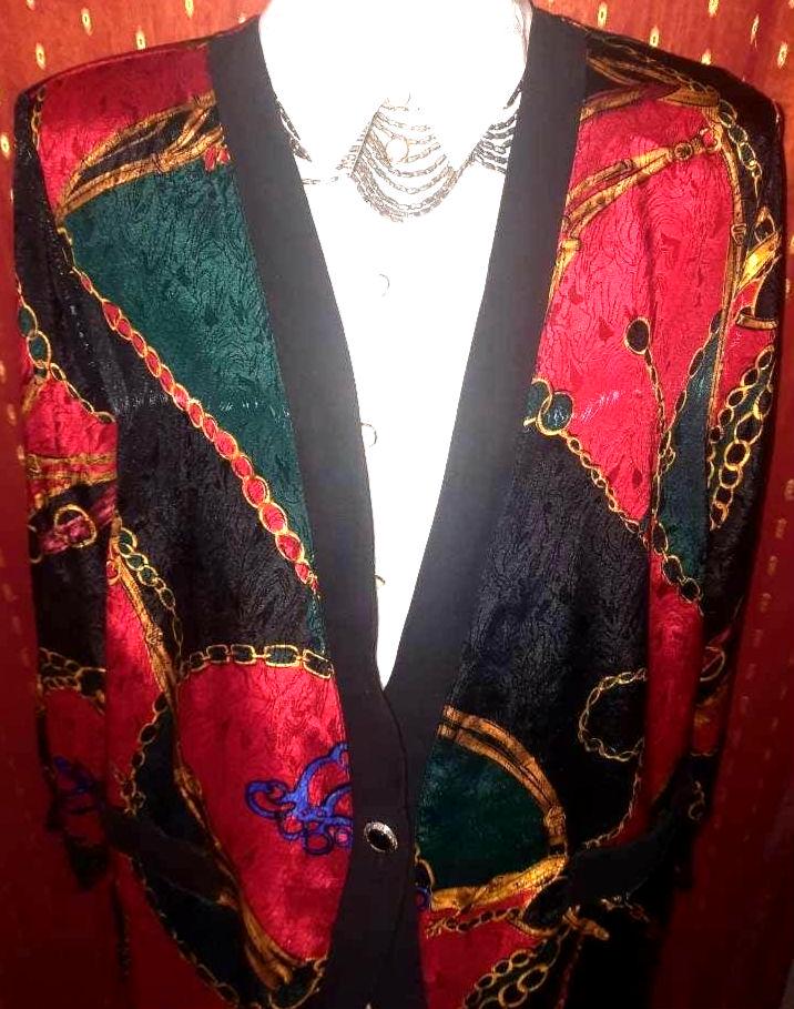 Jackevintageoversizedcrazypatternlxl Jackevintageoversizedcrazypatternlxl von Vintagewunderwelt