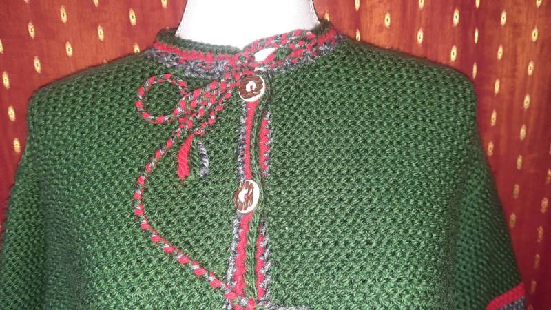 Jackevintagewollegraugrünlxl von Vintagewunderwelt
