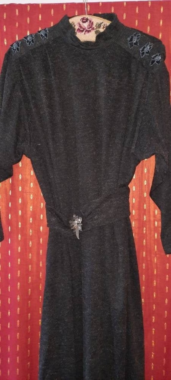 Kleidvintagegrau80Ereightiesml von Vintagewunderwelt