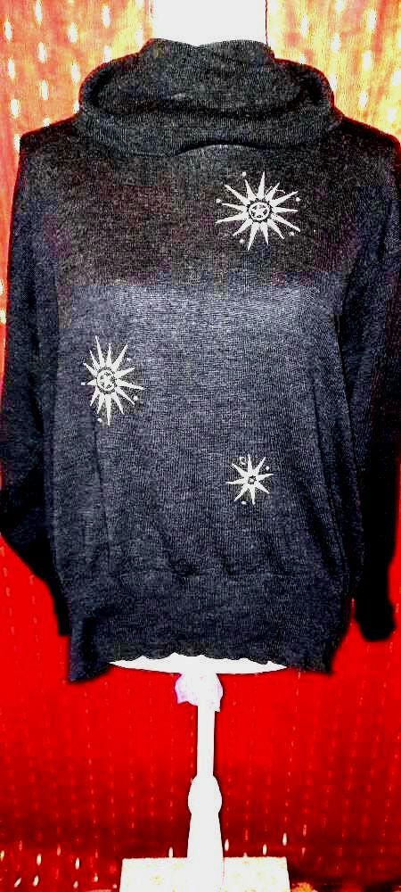 Pullipullovervintagedunkelgraurollilxl46 von Vintagewunderwelt