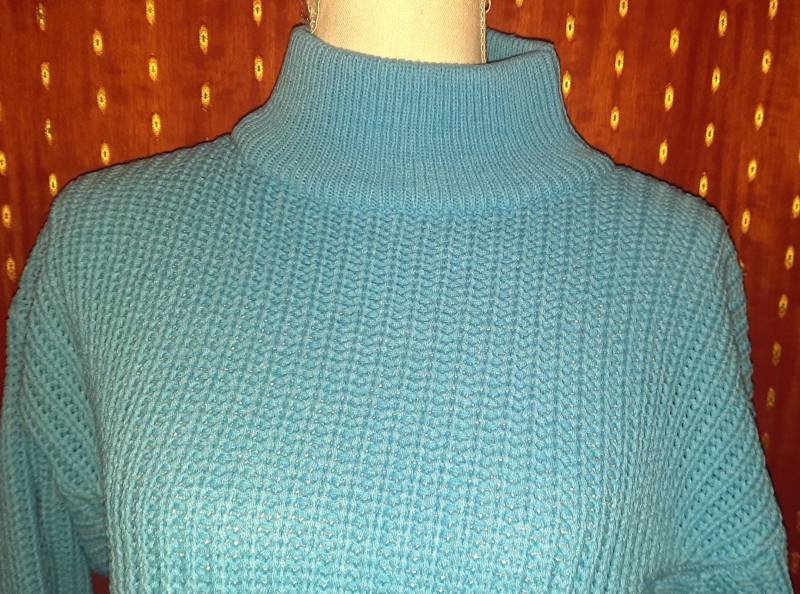 Pullipullovervintagetürkisl von Vintagewunderwelt