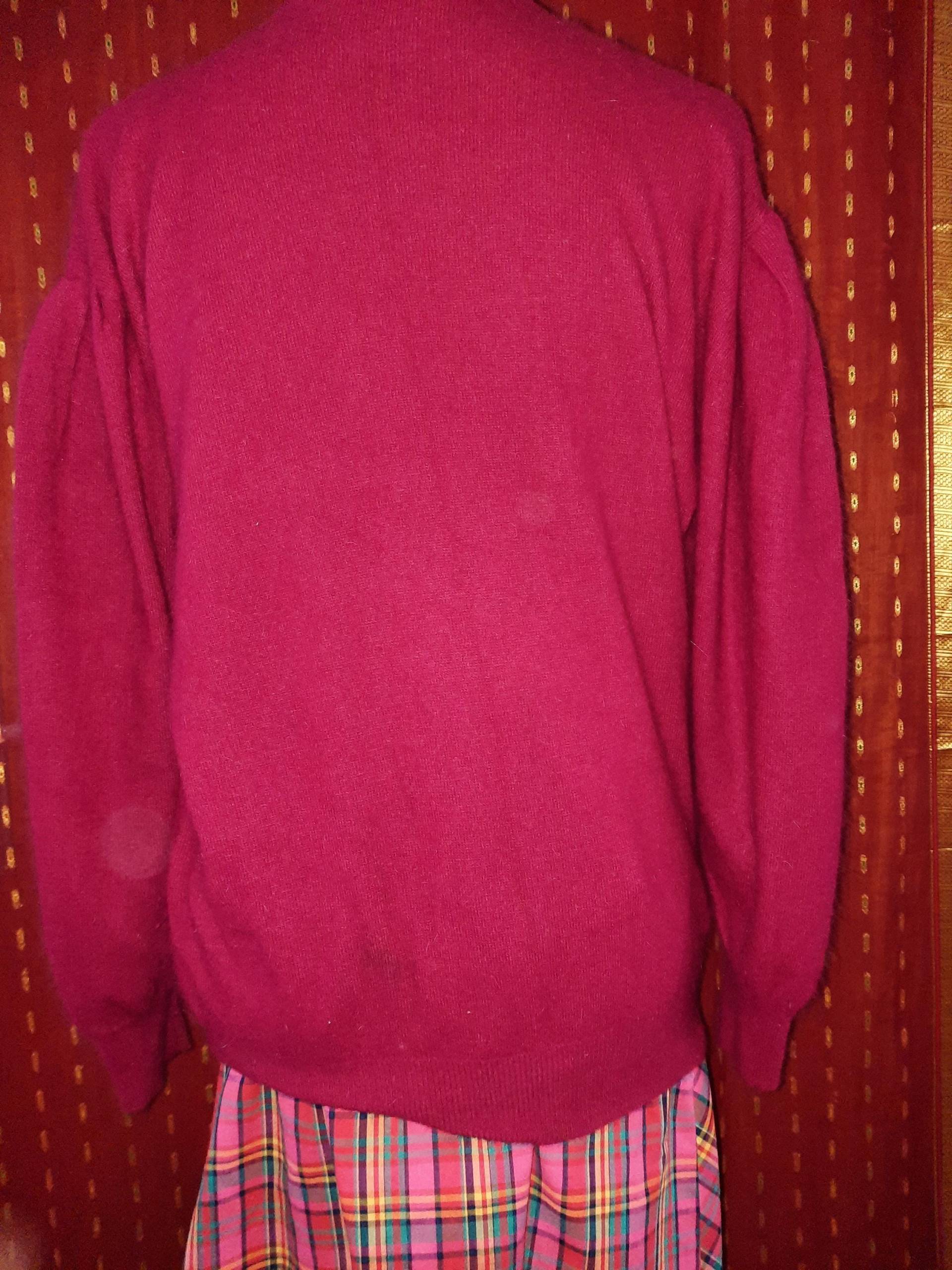 Pulloverpullipinklangora von Vintagewunderwelt