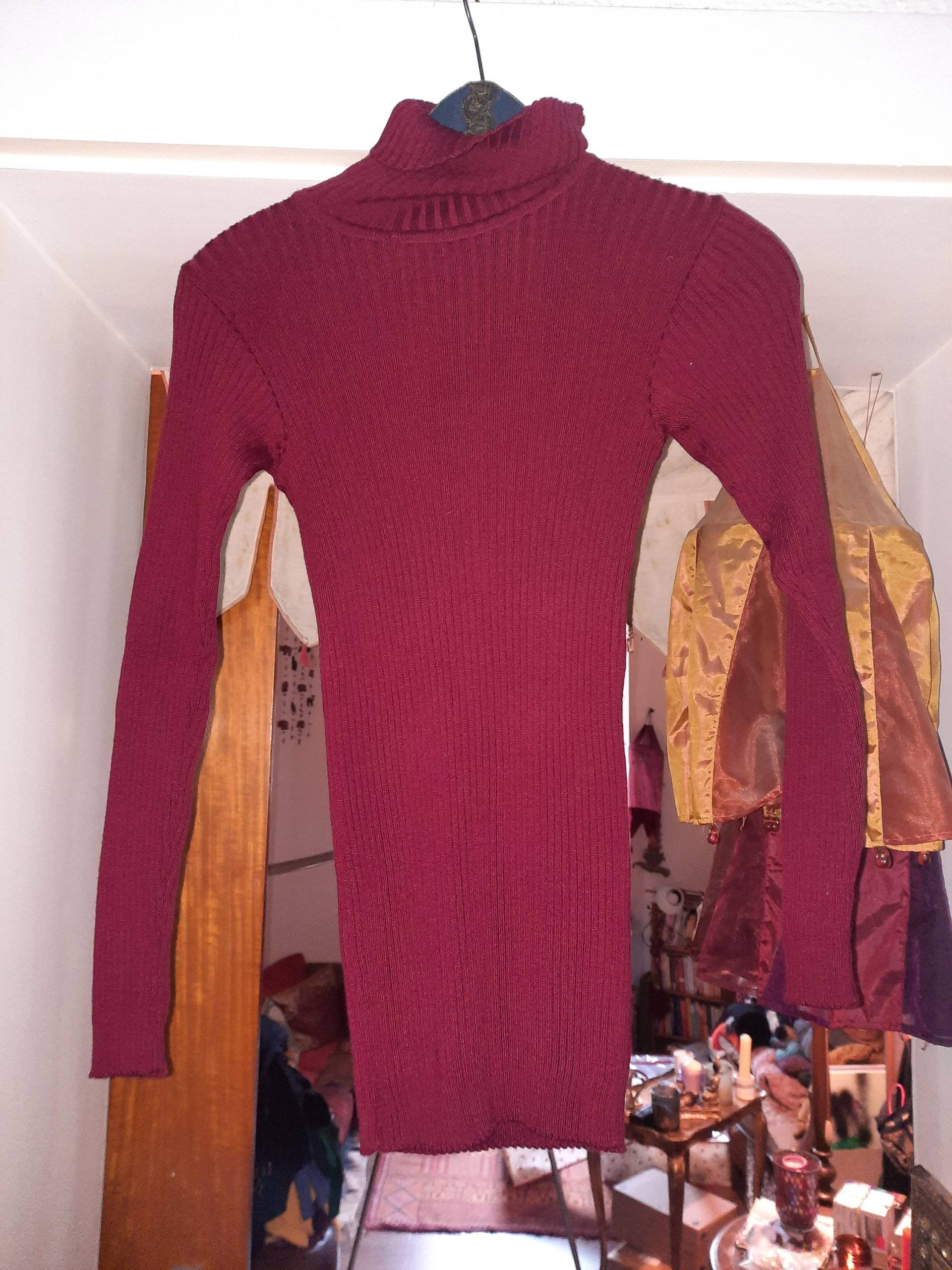 Pulloverpullirotvintagerot38Rolli von Vintagewunderwelt