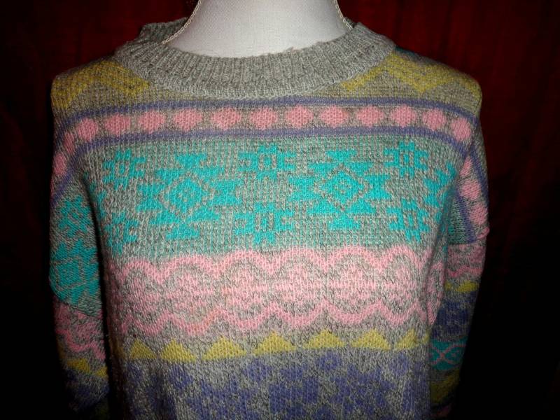 Pulloverpullivintagepastellunisex90Sl von Vintagewunderwelt