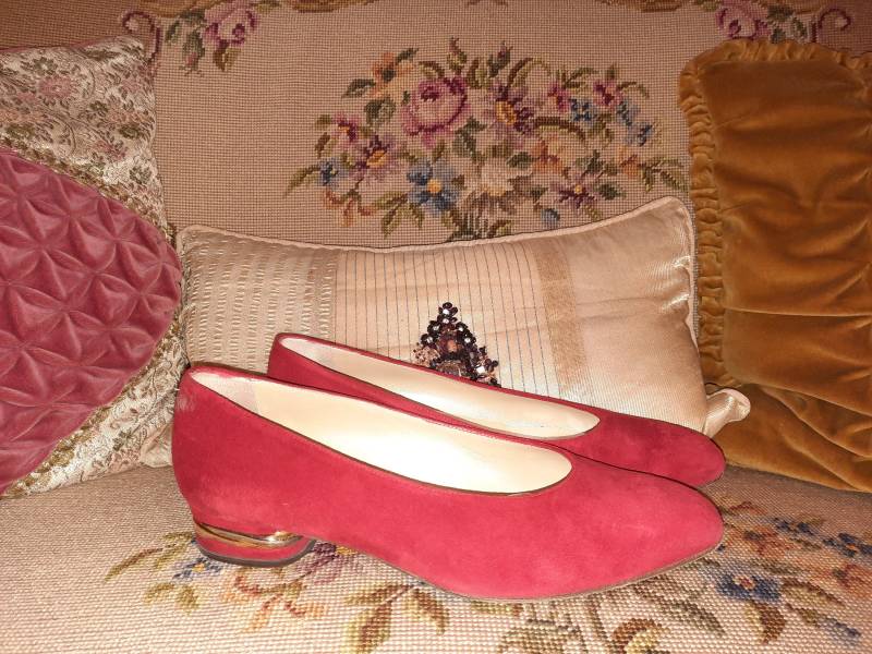 Schuhevintagerotmauroteci40Designer Schuhevintagerotmauroteci40Designer von Vintagewunderwelt