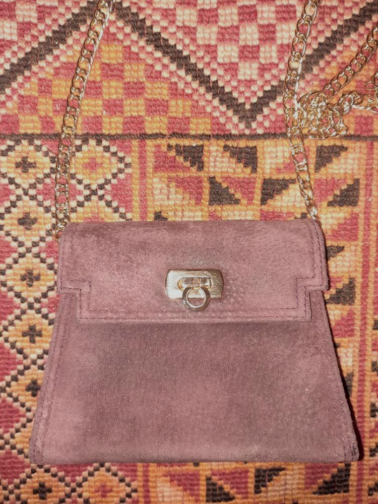 Tascheminirotbraungoldpicard von Vintagewunderwelt