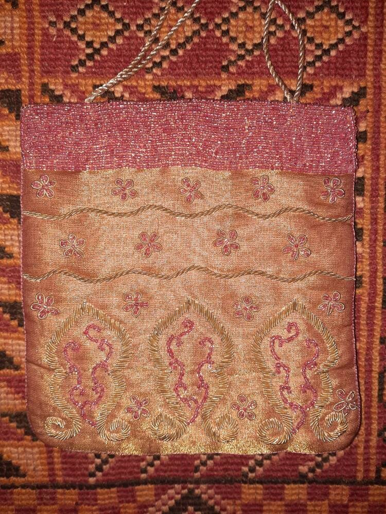 Taschepailettenperlenstickereimini Taschepailettenperlenstickereimini von Vintagewunderwelt