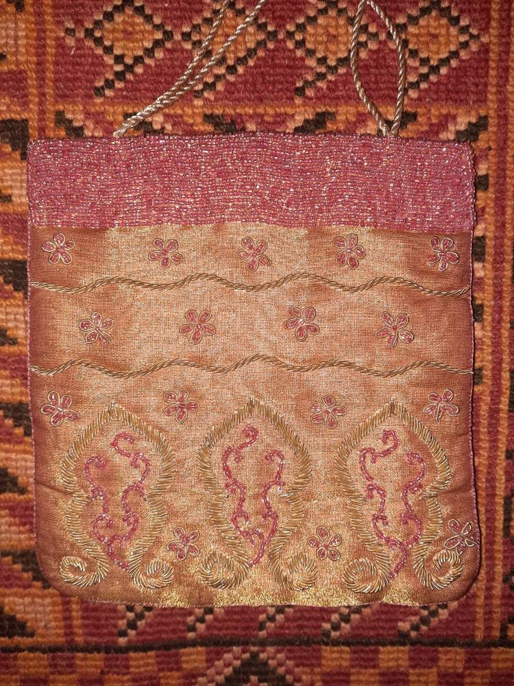 Taschepailettenperlenstickereimini Taschepailettenperlenstickereimini von Vintagewunderwelt