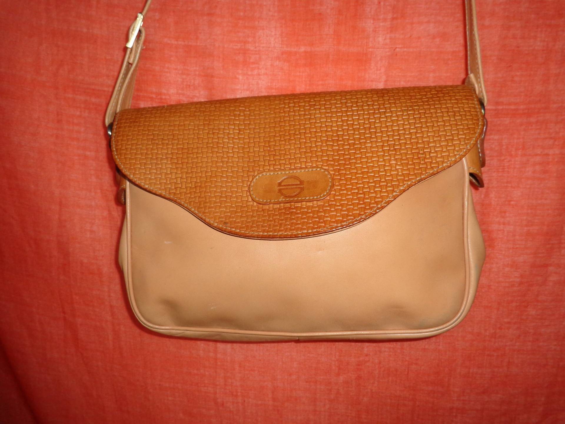 Taschevintagebraunleder von Vintagewunderwelt