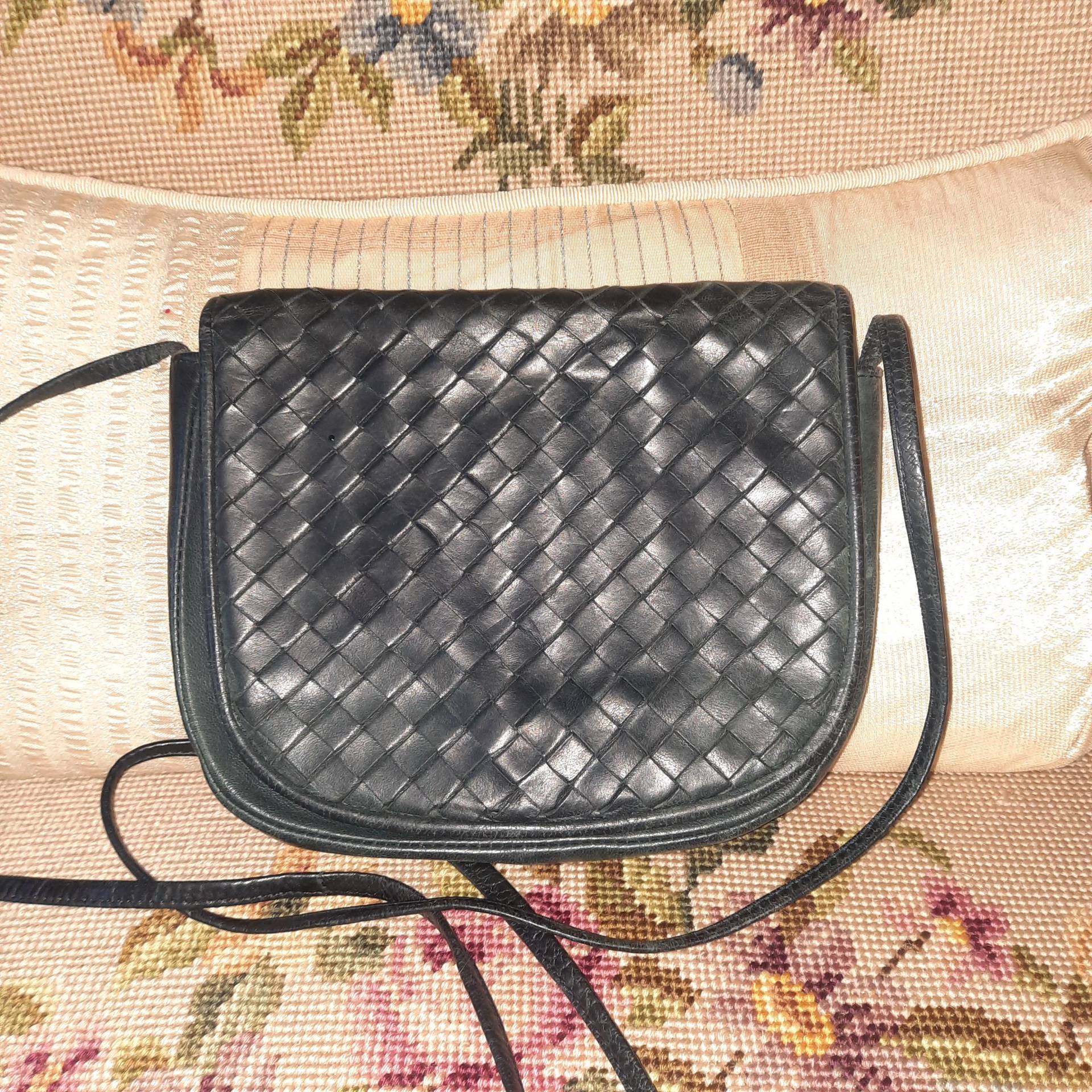 Taschevintagegeflochtenschwarzminimedici Taschevintagegeflochtenschwarzminimedici von Vintagewunderwelt