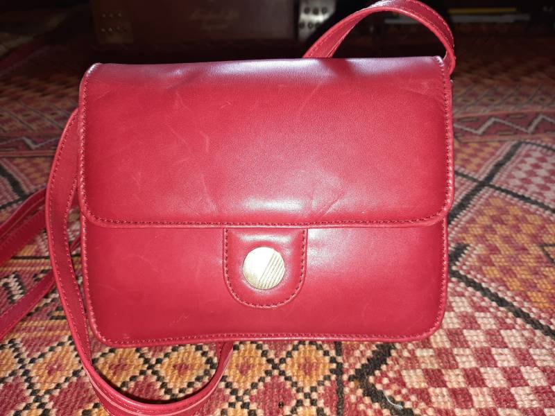 Taschevintagerotleder Taschevintagerotleder von Vintagewunderwelt