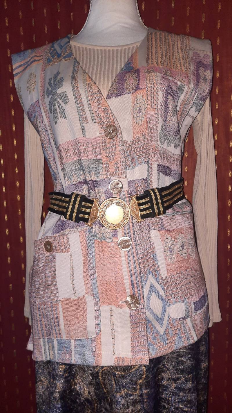 Westevintageoversizedcrazypattern Westevintageoversizedcrazypattern von Vintagewunderwelt