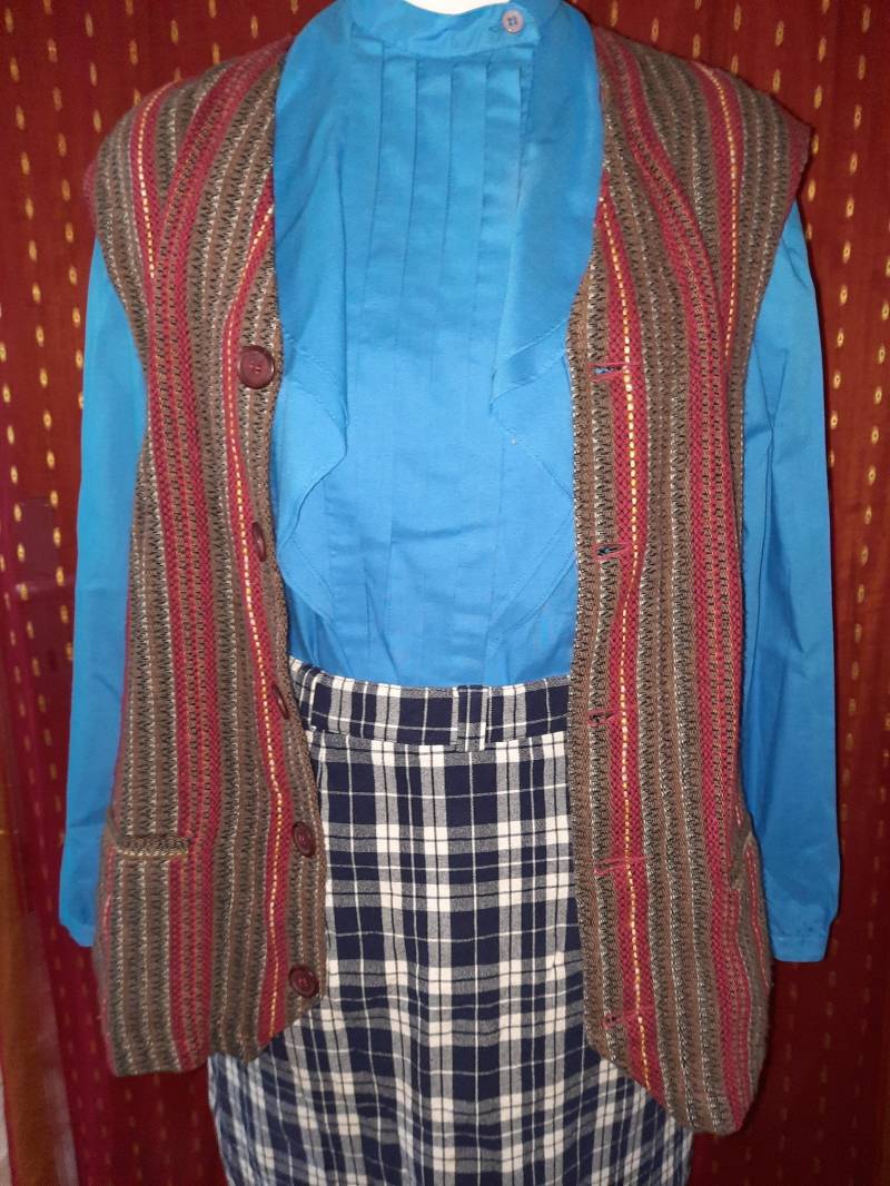 Westevintagestreifenlxl Westevintagestreifenlxl von Vintagewunderwelt