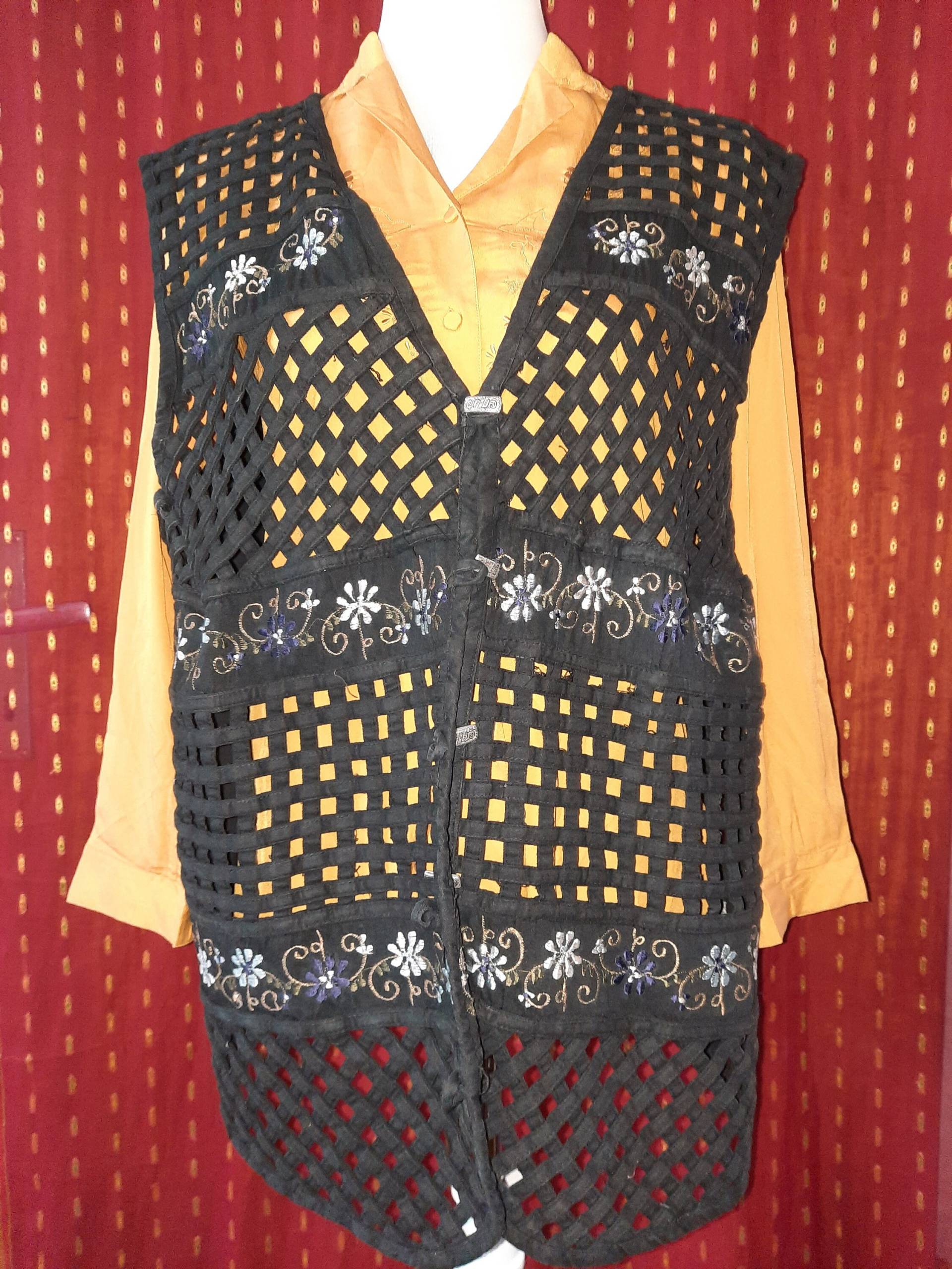 Westevintagetrachtengrauschwarzxl Westevintagetrachtengrauschwarzxl von Vintagewunderwelt