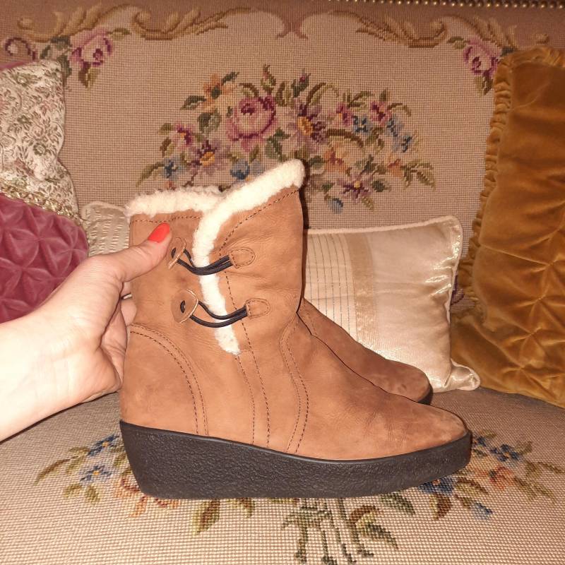 stiefelettenbootscaprice437Braun von Vintagewunderwelt