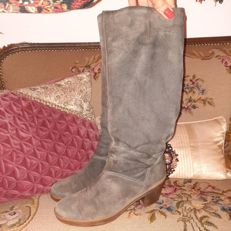 stiefelvintagegrauledergabor64039 stiefelvintagegrauledergabor64039 von Vintagewunderwelt