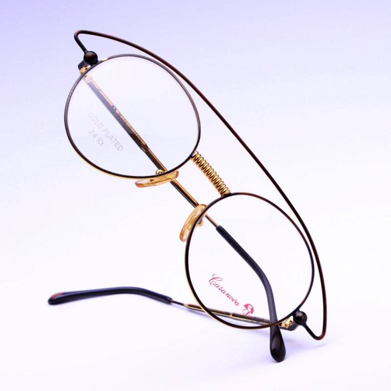 Casanova Mtc 4 Vintage Retro Brille 24 Karat Vergoldet Design Venedig Italien 80Er 90Er Avantagrde Handgefertigt Casanova Mtc 4 Vintage Retro Brille 24 Karat Vergoldet Design Venedig Italien 80Er 90Er Avantagrde Handgefertigt von VintedEyewear